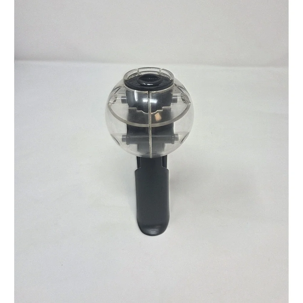 Chef'n PepperBall One-Handed Pepper Grinder Mill Black Clear, Adjustable
